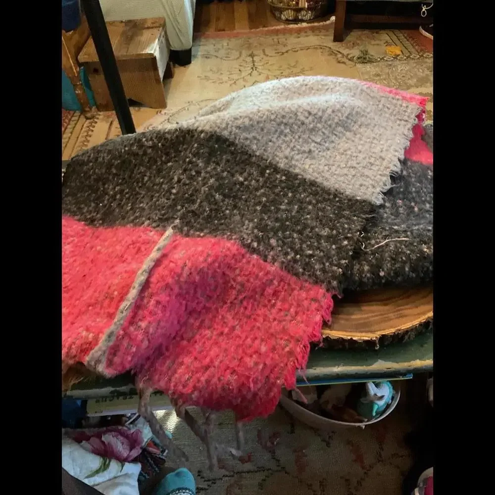 Cozy Knit Blanket Scarf with Tassels - Perfect for Winter